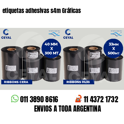 etiquetas adhesivas s4m Gráficas
