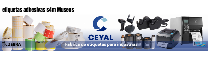 etiquetas adhesivas s4m Museos