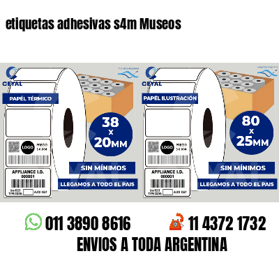 etiquetas adhesivas s4m Museos
