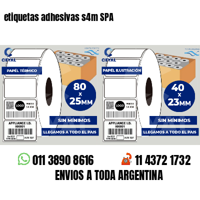 etiquetas adhesivas s4m SPA