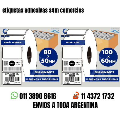 etiquetas adhesivas s4m comercios