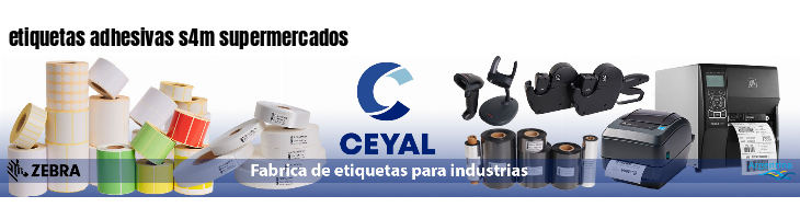 etiquetas adhesivas s4m supermercados