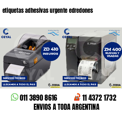 etiquetas adhesivas urgente edredones