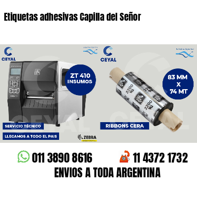 Etiquetas adhesivas Capilla del Señor