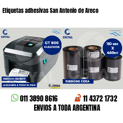 Etiquetas adhesivas San Antonio de Areco