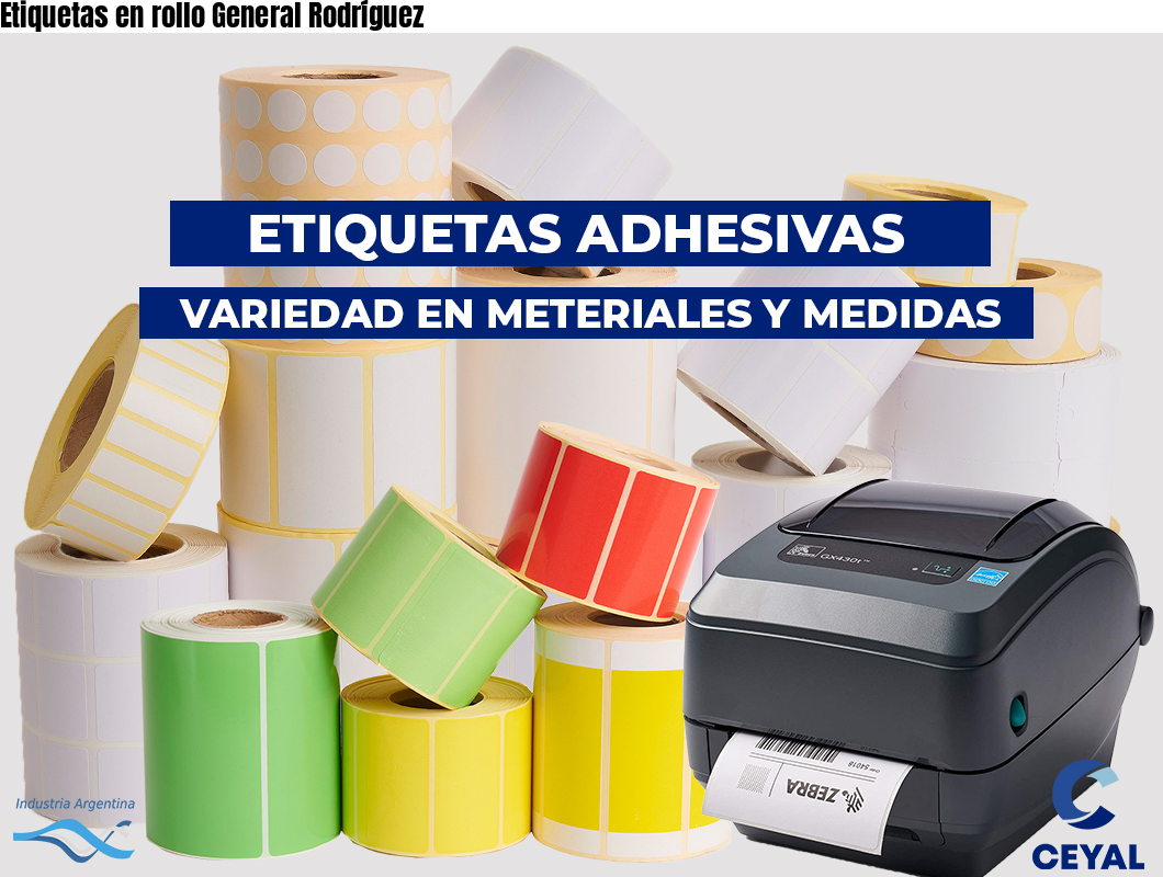 Etiquetas en rollo General Rodríguez