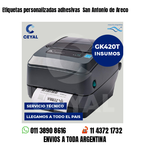 Etiquetas personalizadas adhesivas  San Antonio de Areco