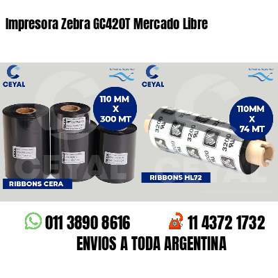 Impresora Zebra GC420T Mercado Libre
