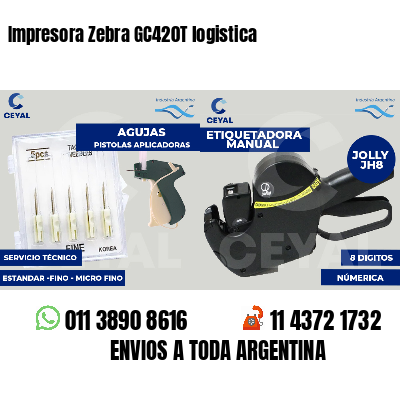 Impresora Zebra GC420T logistica
