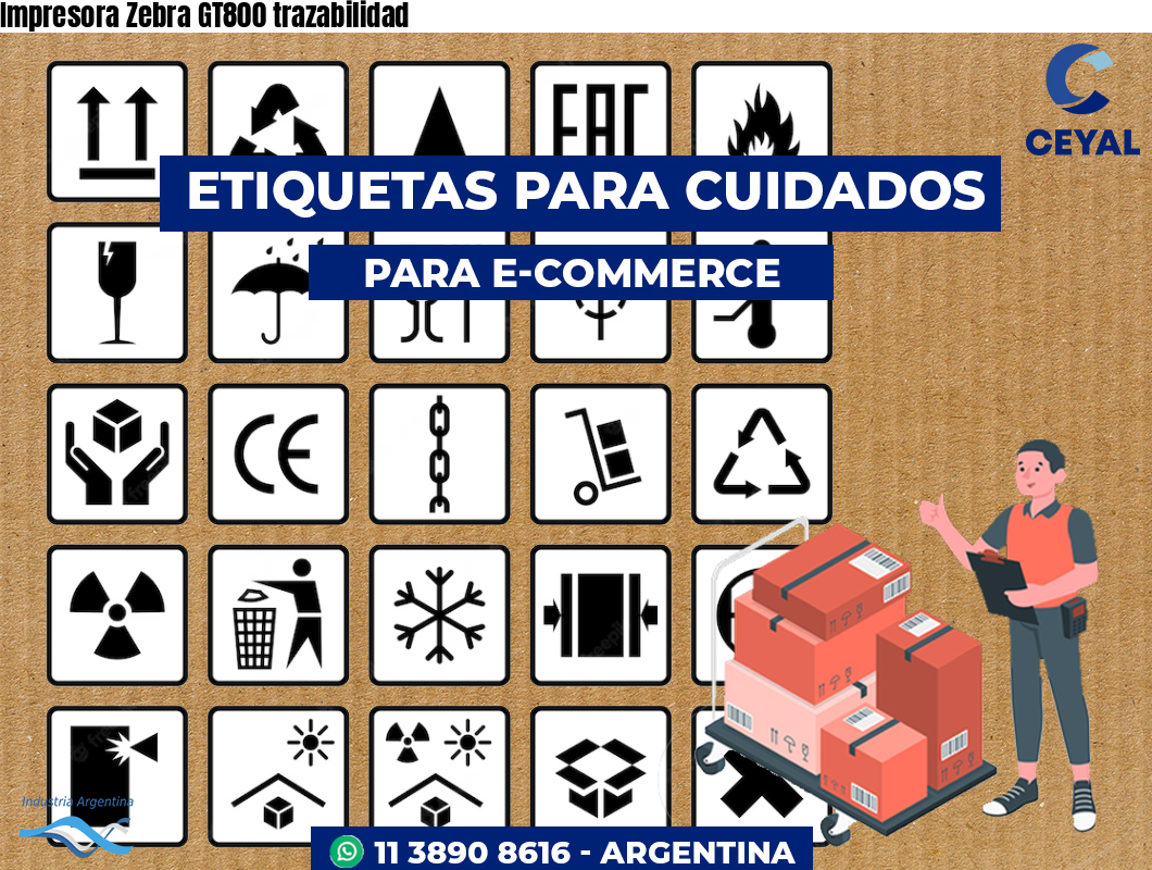 Impresora Zebra GT800 trazabilidad