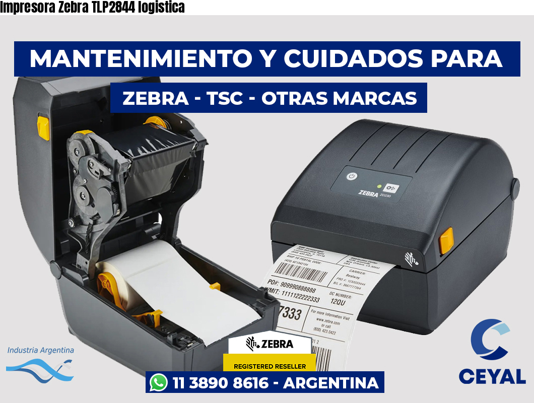 Impresora Zebra TLP2844 logistica