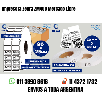 Impresora Zebra ZM400 Mercado Libre