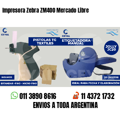 Impresora Zebra ZM400 Mercado Libre