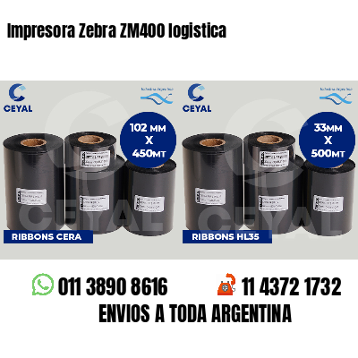 Impresora Zebra ZM400 logistica