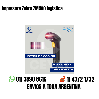 Impresora Zebra ZM400 logistica