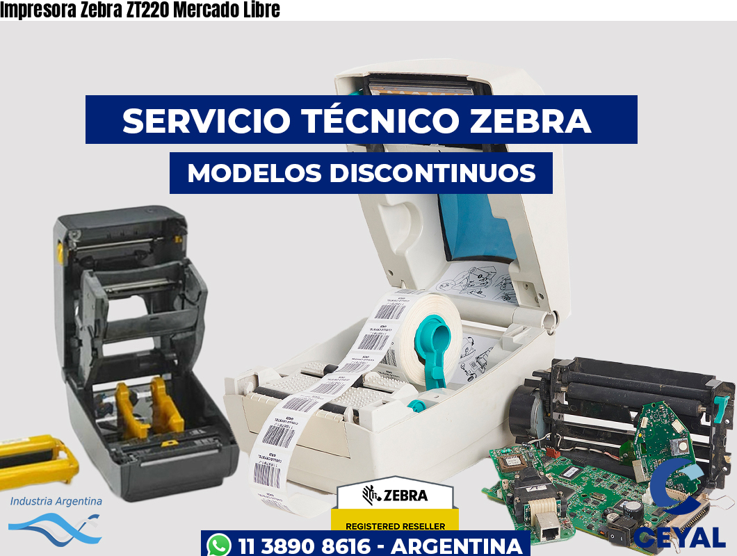 Impresora Zebra ZT220 Mercado Libre