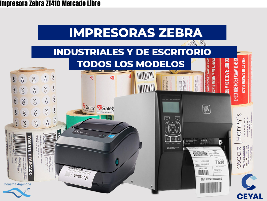 Impresora Zebra ZT410 Mercado Libre
