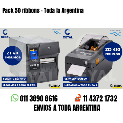 Pack 50 ribbons - Toda la Argentina