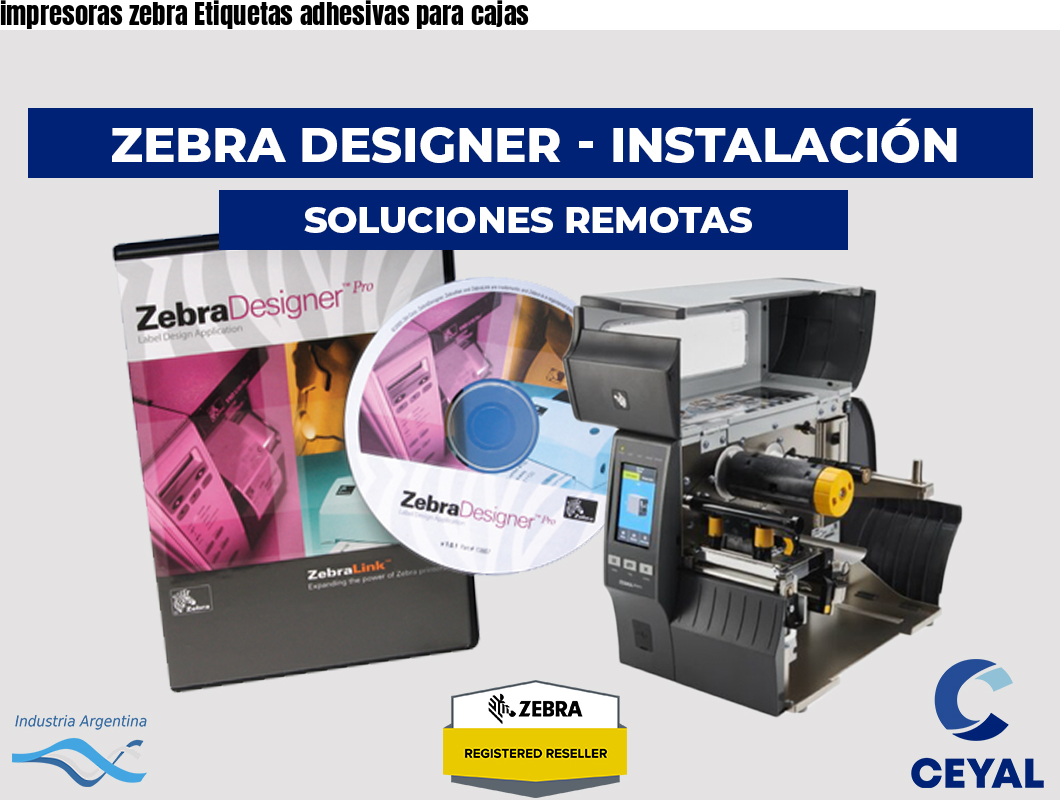 impresoras zebra Etiquetas adhesivas para cajas