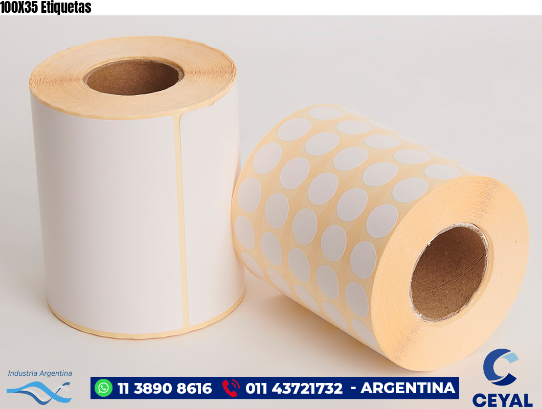 100X35 Etiquetas