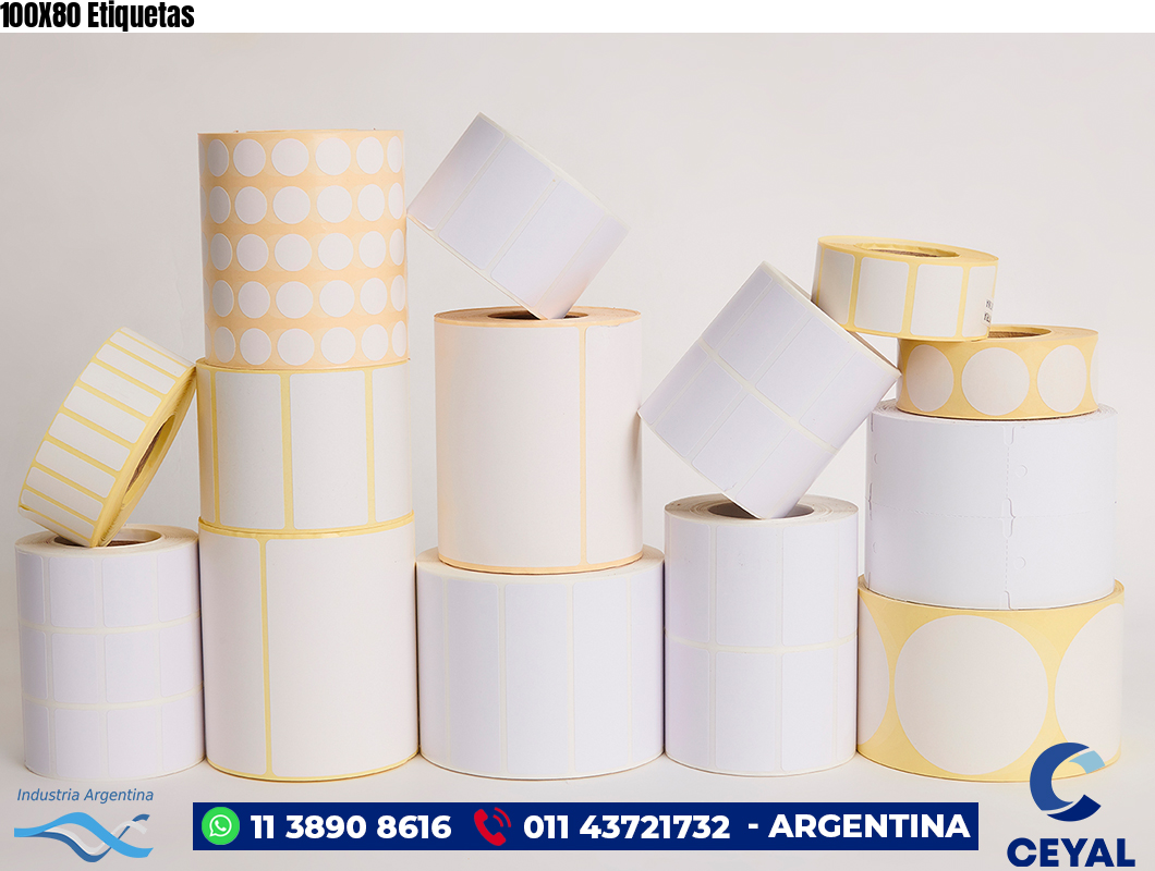 100X80 Etiquetas