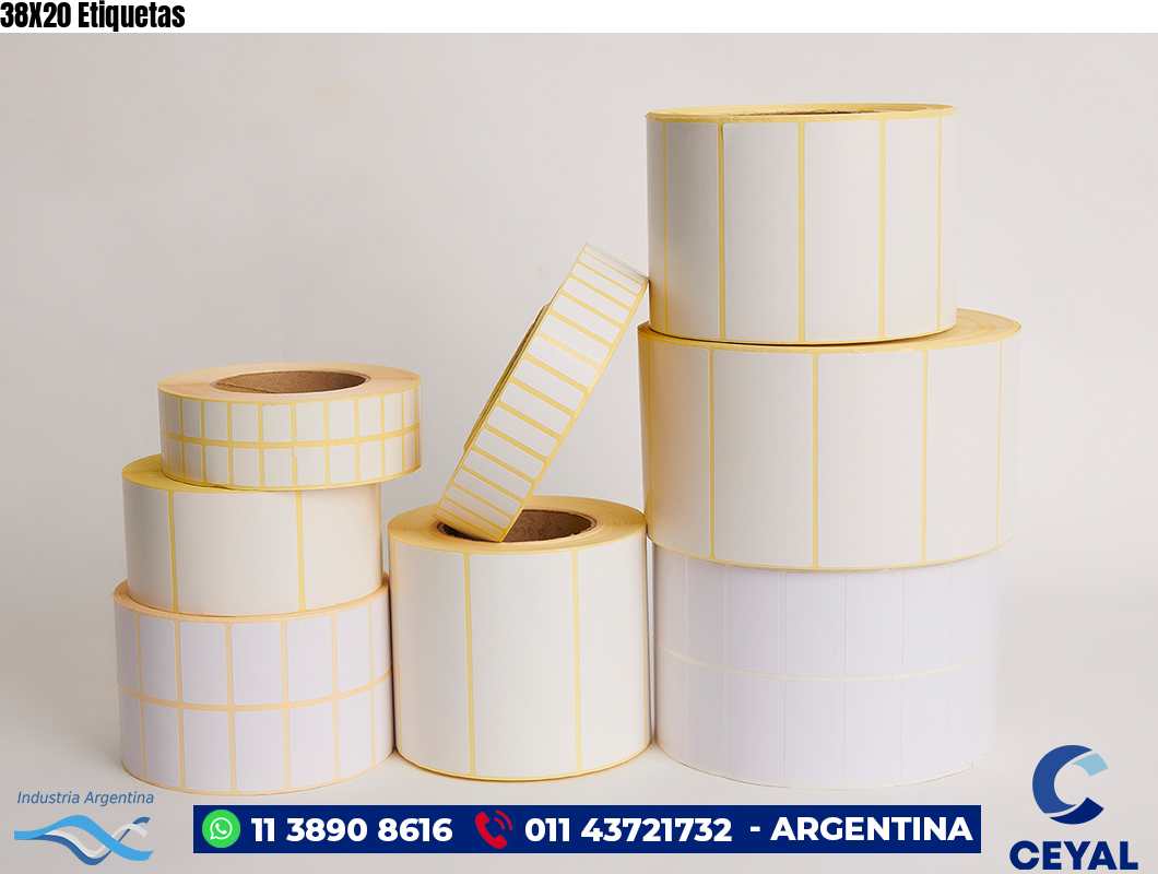 38X20 Etiquetas