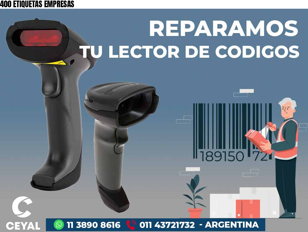400 ETIQUETAS EMPRESAS