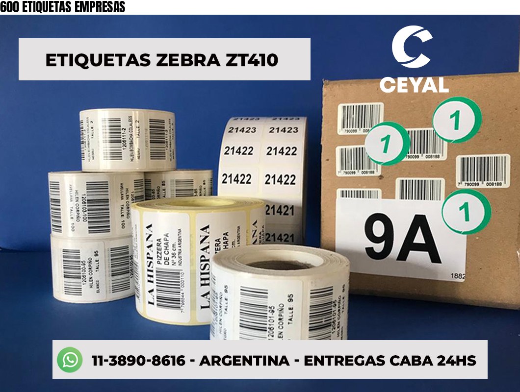 600 ETIQUETAS EMPRESAS