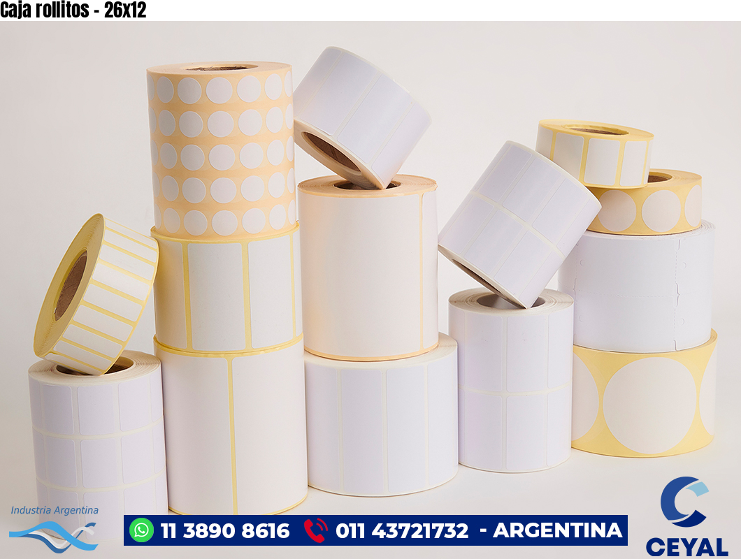 Caja rollitos - 26x12