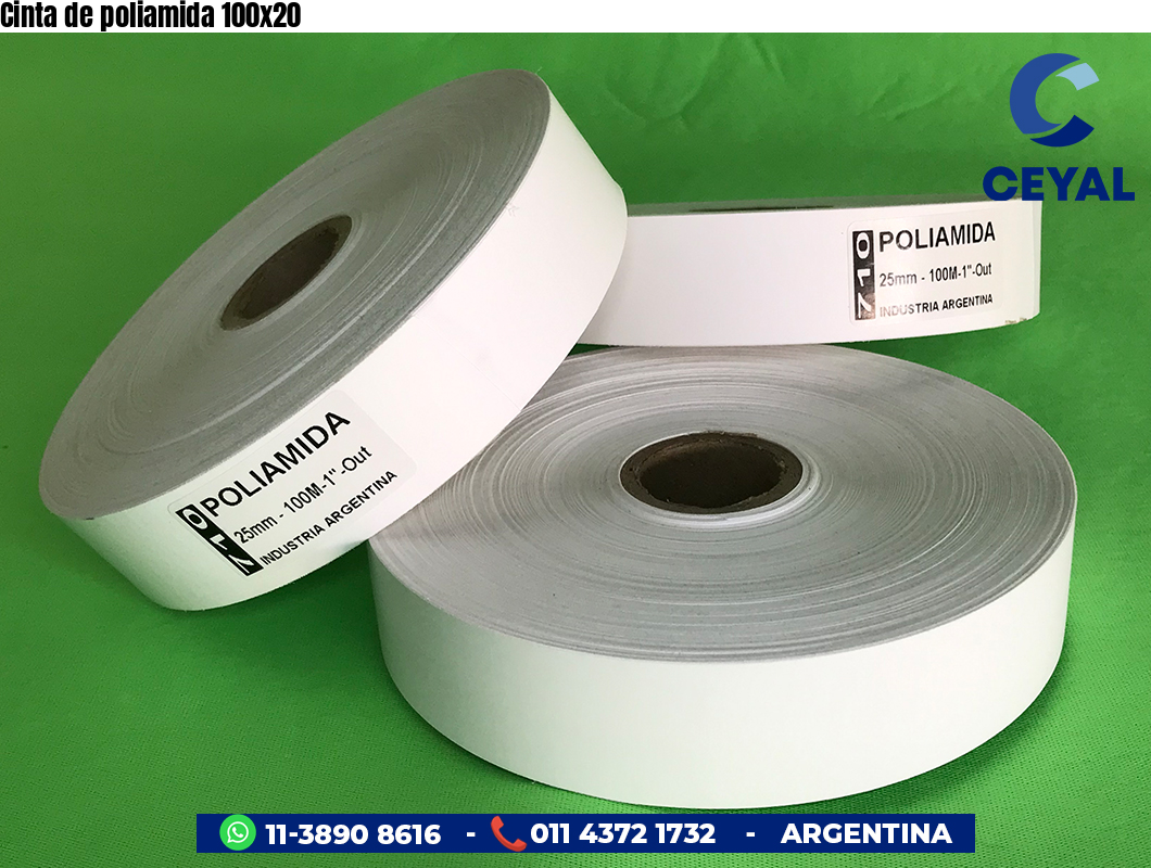 Cinta de poliamida 100×20
