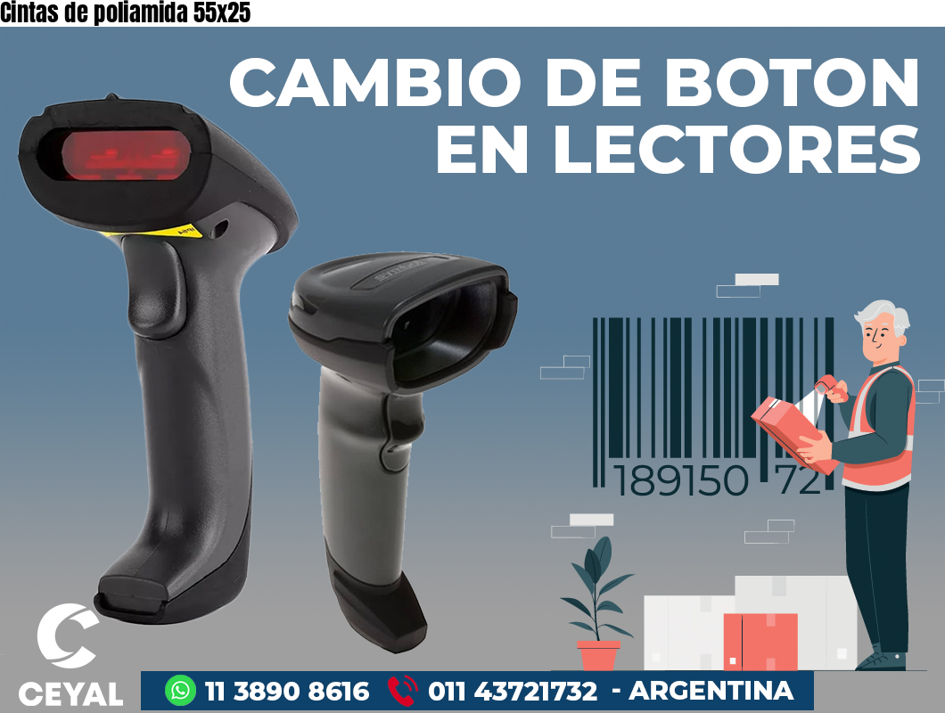 Cintas de poliamida 55x25