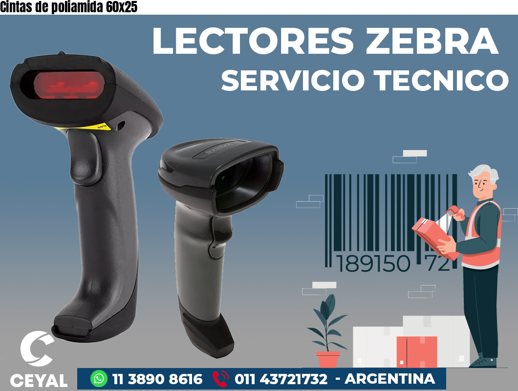 Cintas de poliamida 60x25