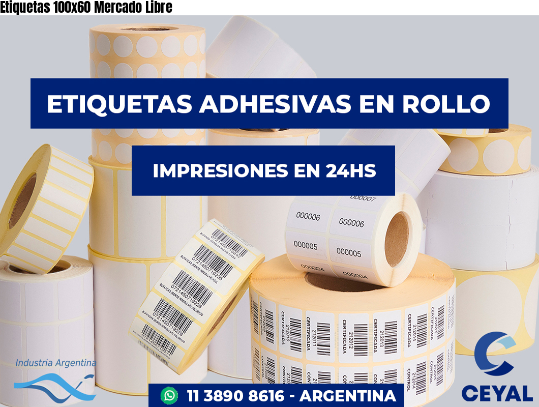 Etiquetas 100x60 Mercado Libre