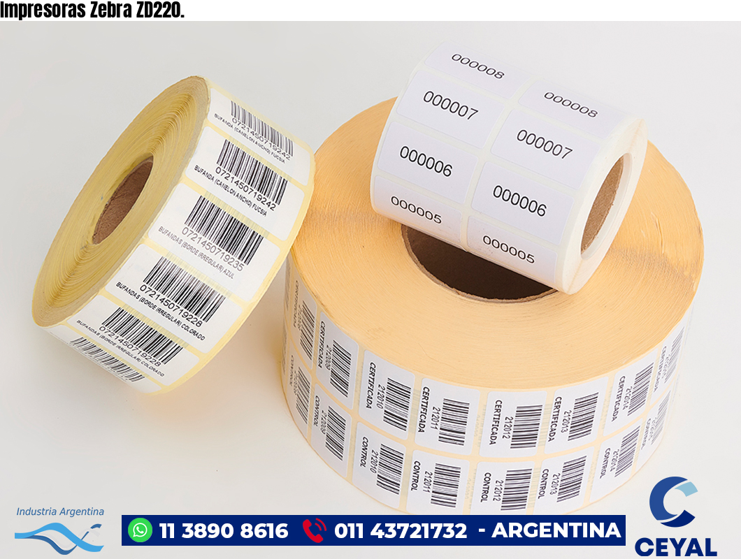 Impresoras Zebra ZD220.