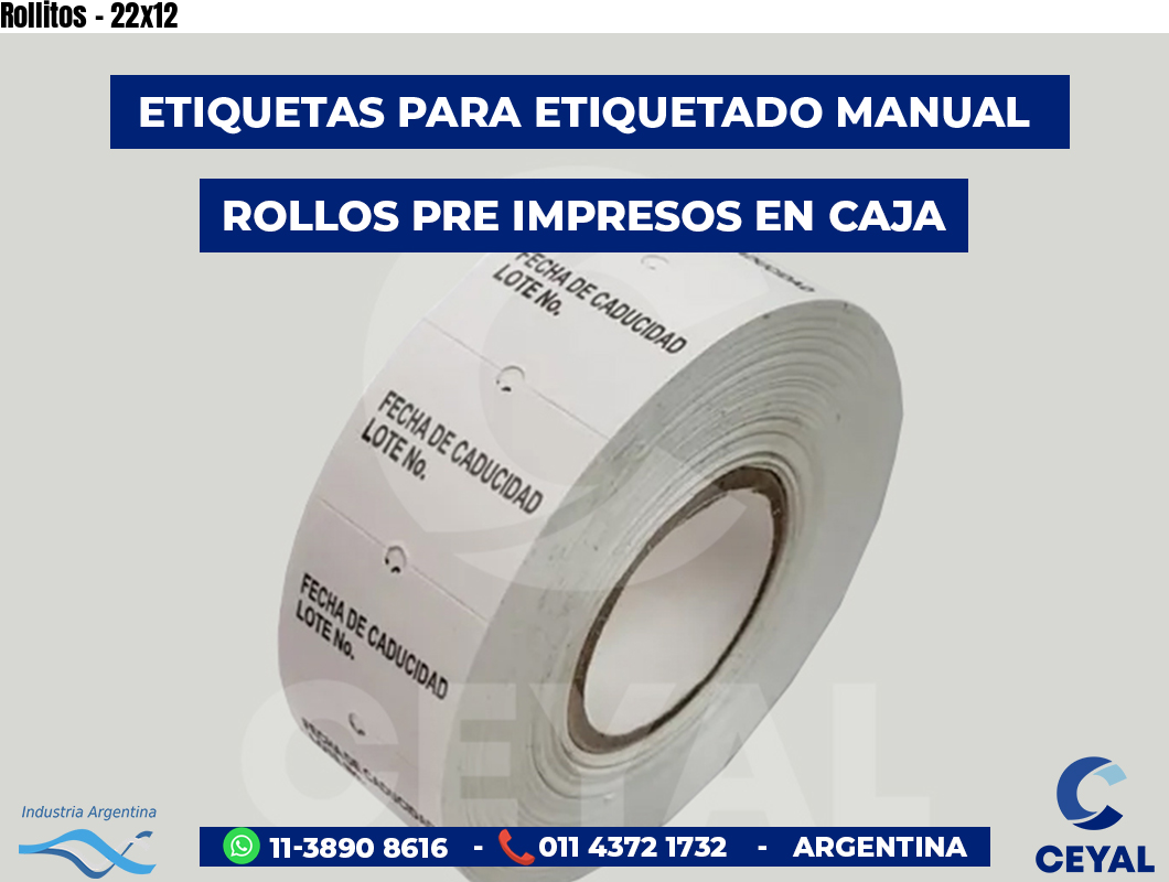 Rollitos - 22x12