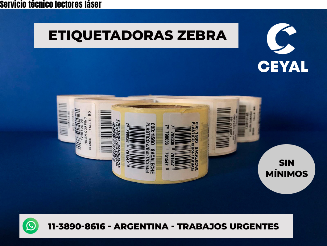 Servicio técnico lectores láser