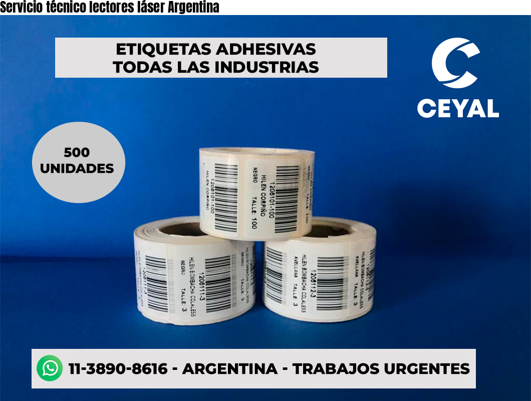 Servicio técnico lectores láser Argentina