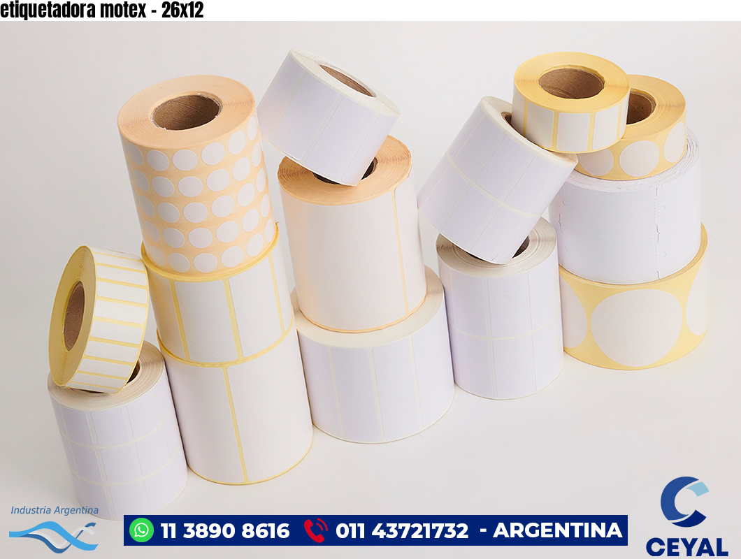 etiquetadora motex - 26x12