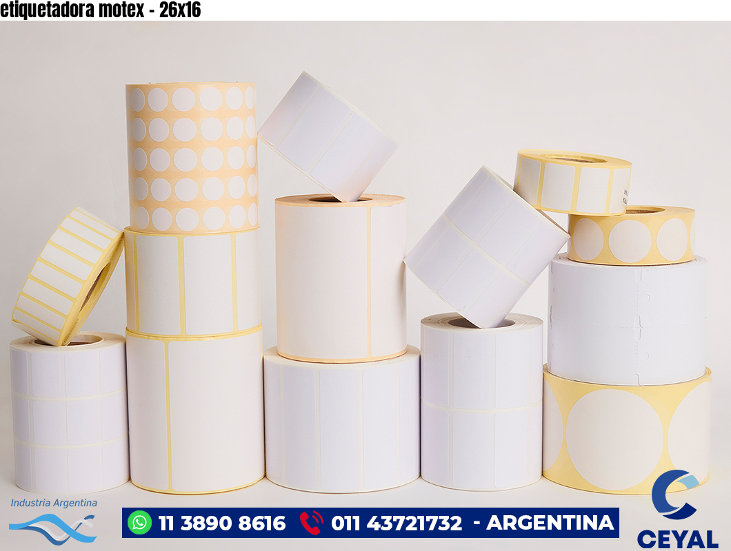 etiquetadora motex - 26x16