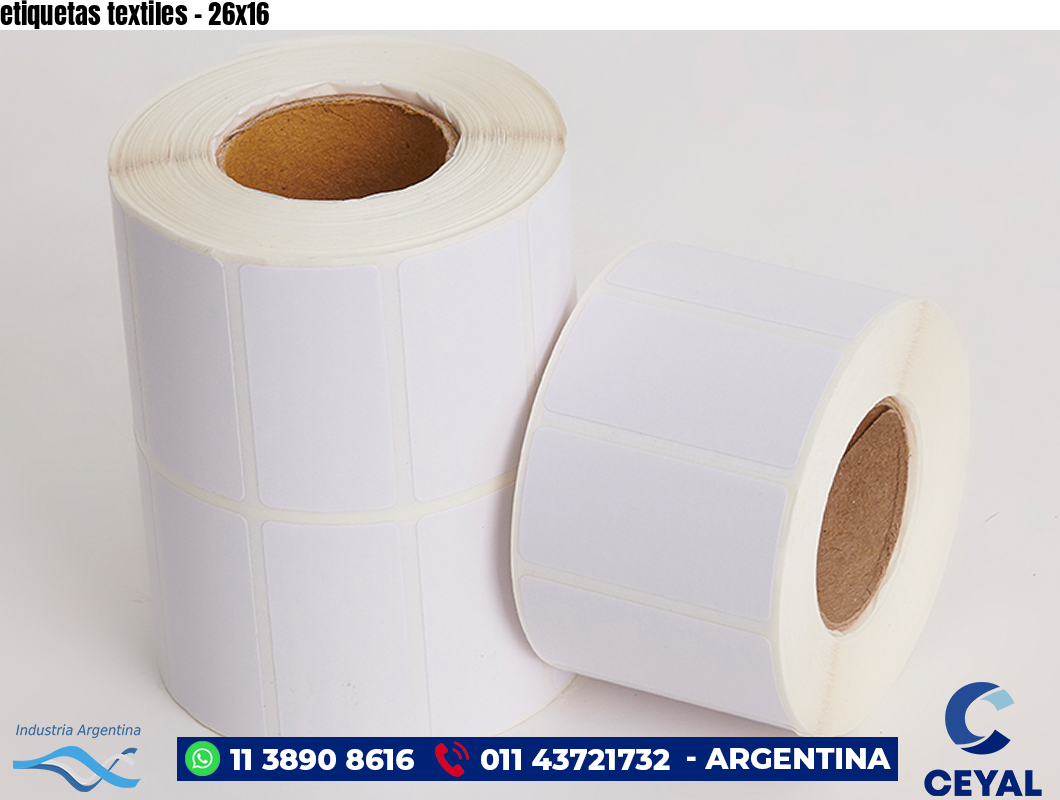 etiquetas textiles - 26x16