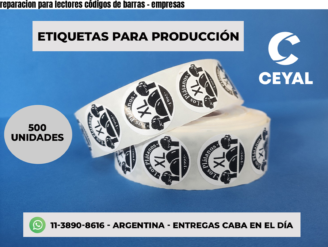 reparacion para lectores códigos de barras - empresas