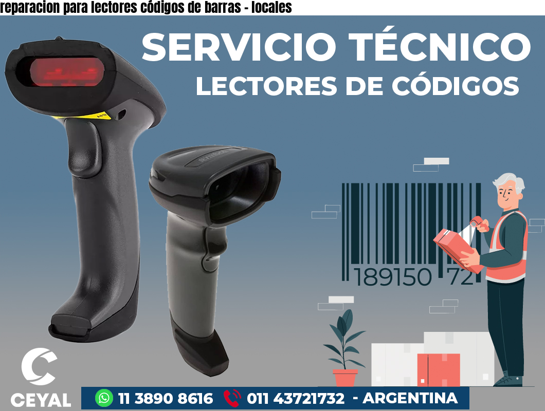 reparacion para lectores códigos de barras – locales