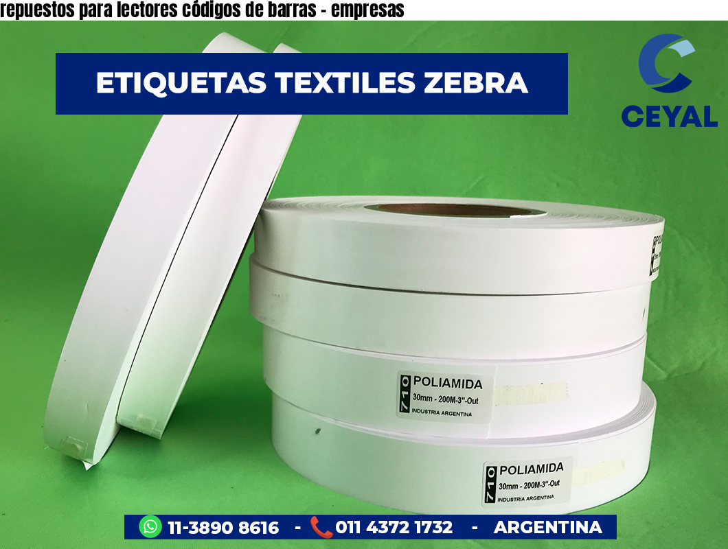 repuestos para lectores códigos de barras - empresas