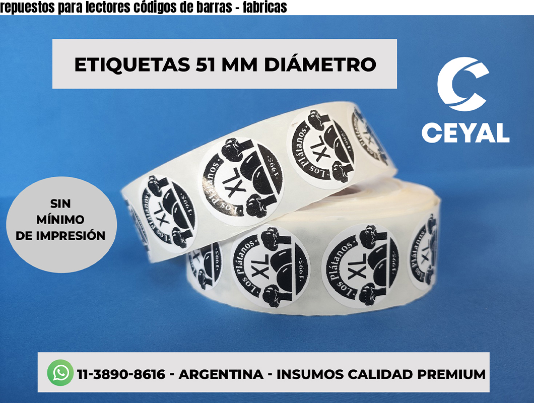 repuestos para lectores códigos de barras - fabricas