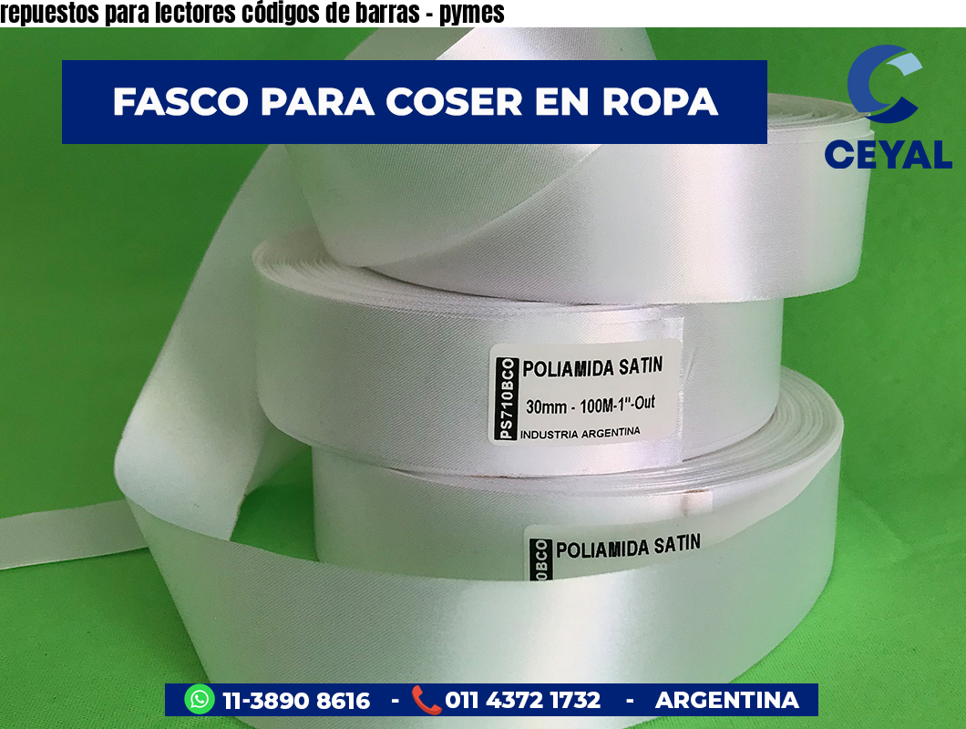 repuestos para lectores códigos de barras - pymes