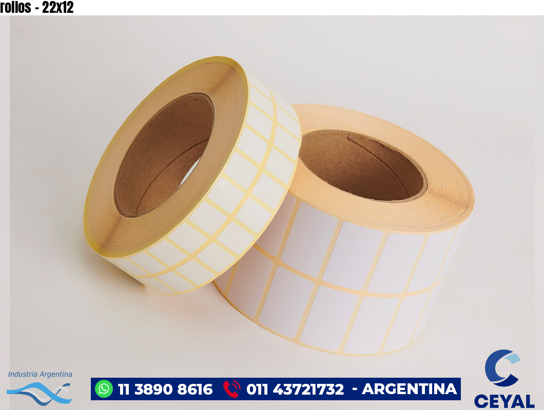 rollos - 22x12