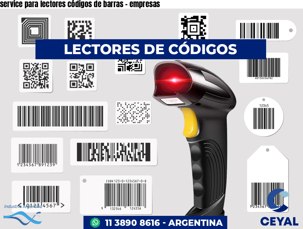 service para lectores códigos de barras - empresas