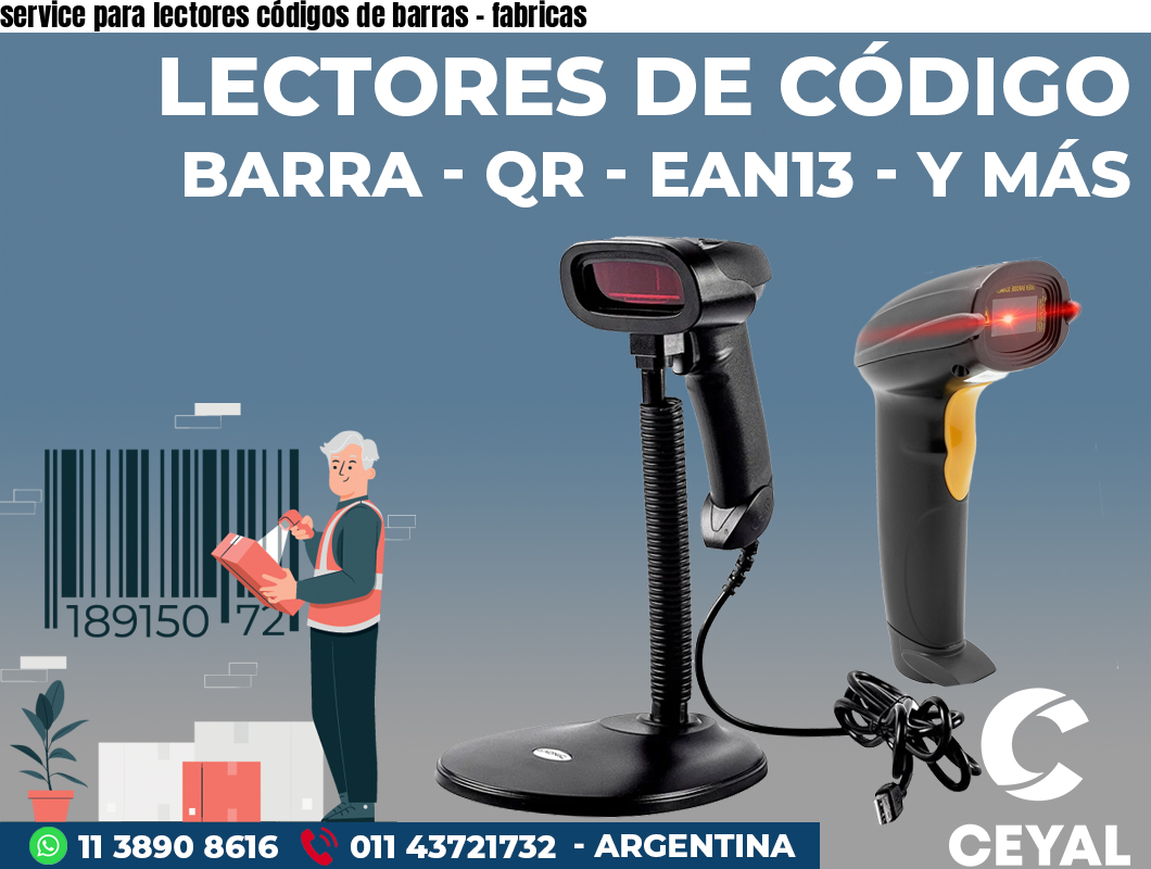 service para lectores códigos de barras – fabricas