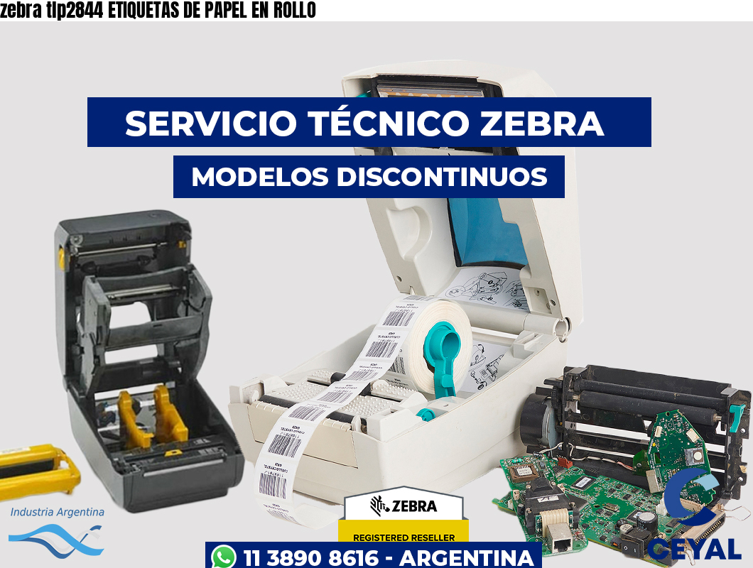 zebra tlp2844 ETIQUETAS DE PAPEL EN ROLLO