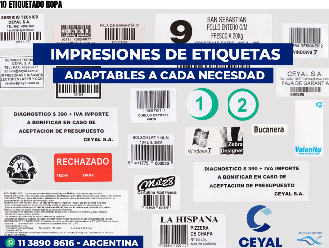 10 ETIQUETADO ROPA